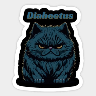 Diabeetus Cat Sticker